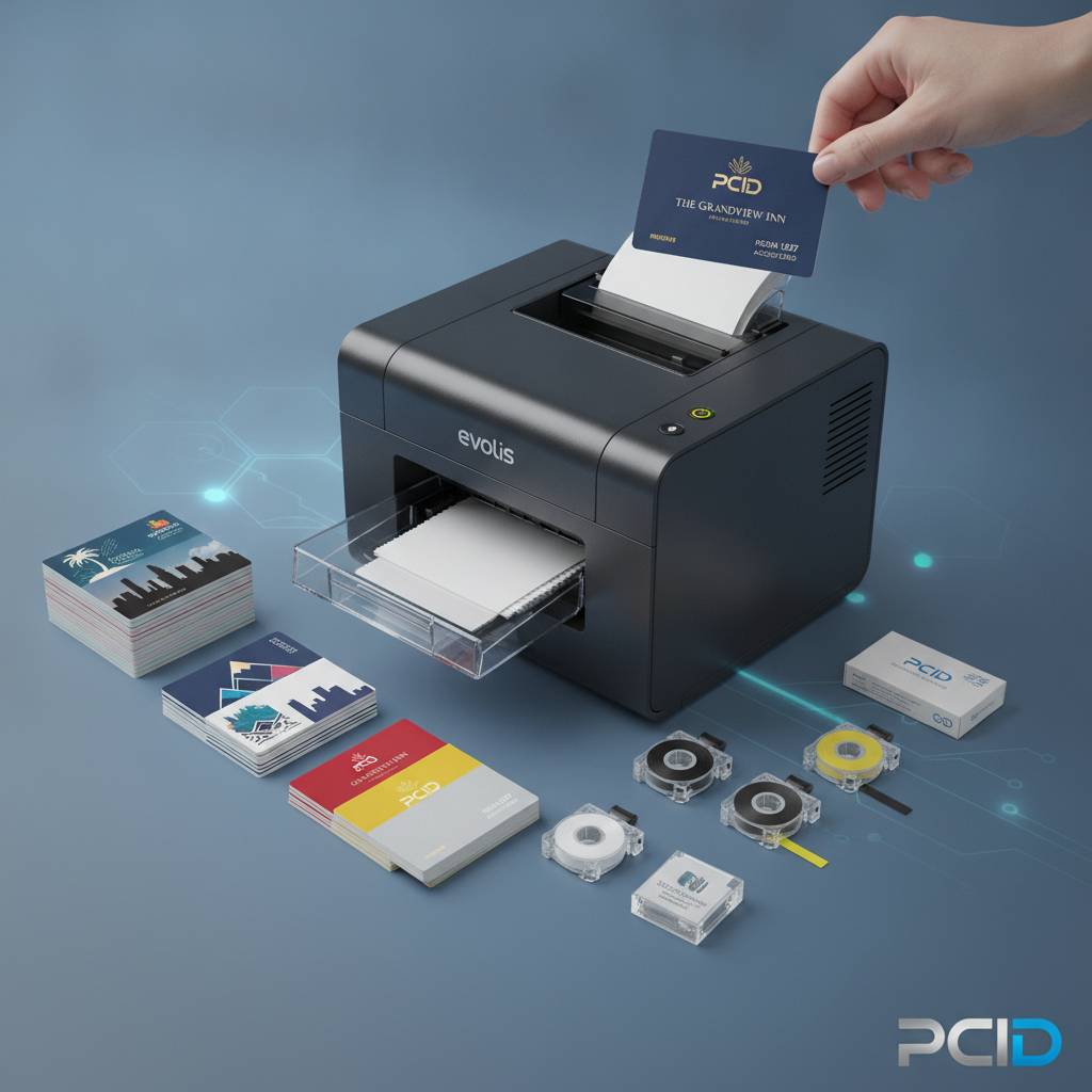 Card Printers and Supplies for On-Site Hotel Key Card Printing
