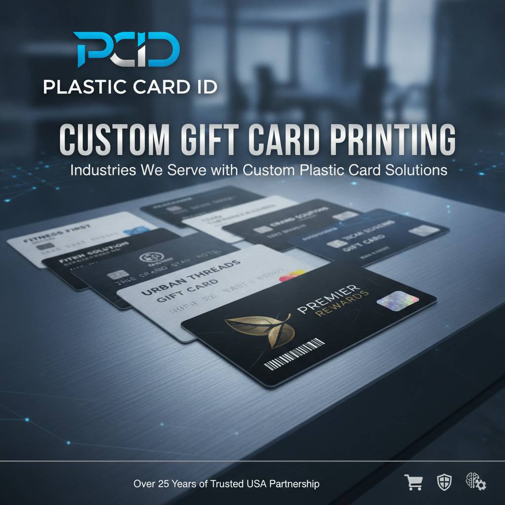 Industries We Serve with Custom Plastic Card Solutions