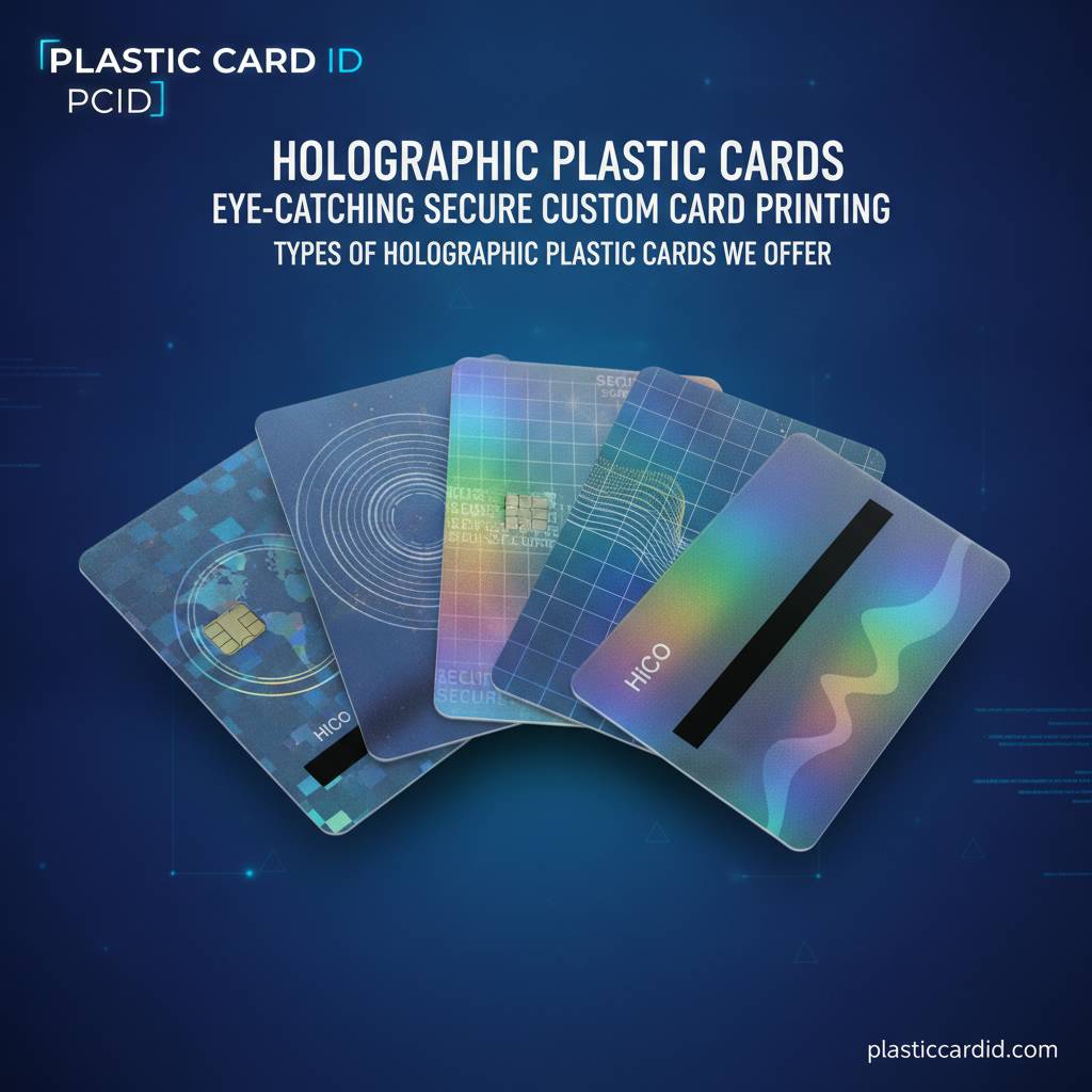 Types of Holographic Plastic Cards We Offer