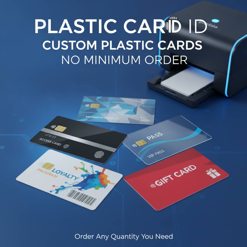Welcome to Plastic Card ID: Custom Plastic Cards With No Minimum Order