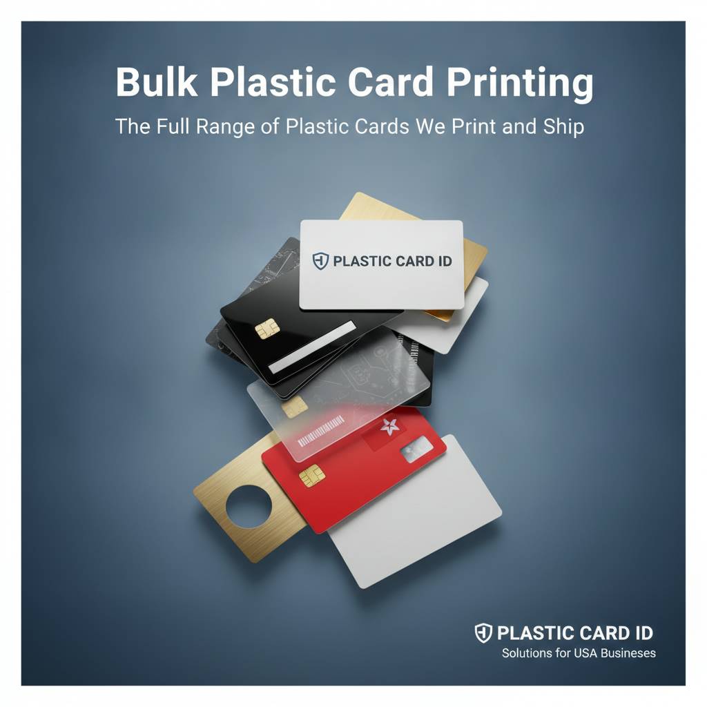 The Full Range of Plastic Cards We Print and Ship